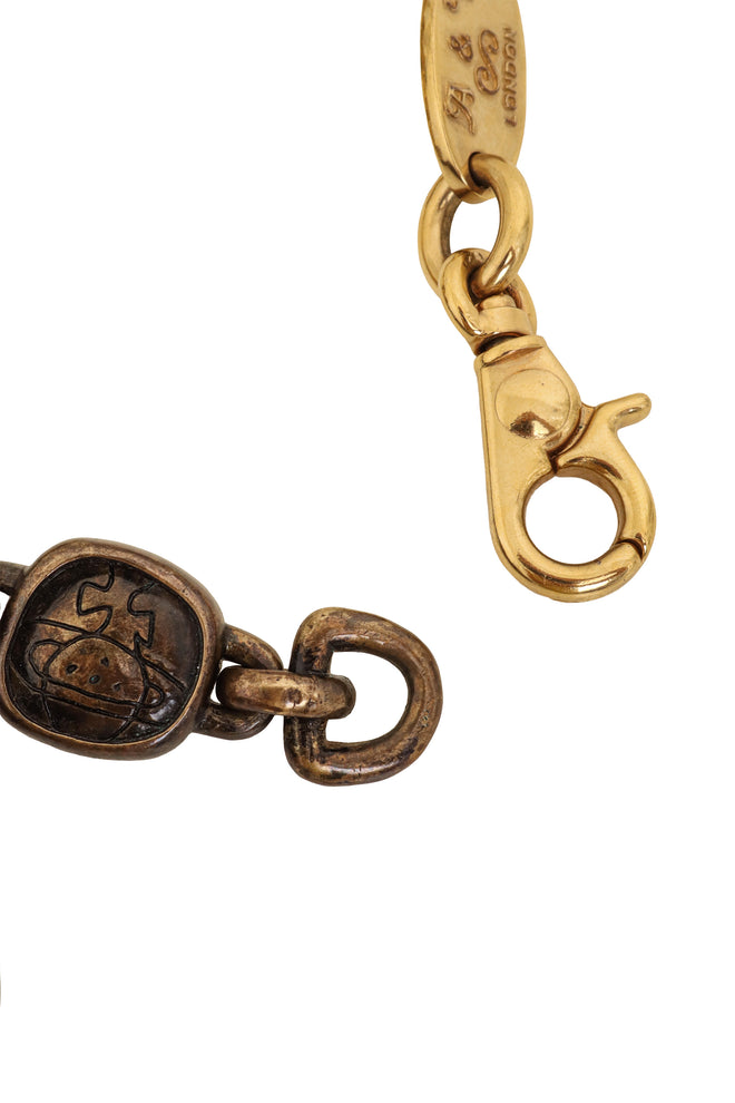 Oversized Heart Charm Necklace by Vivienne Westwood clasp @ Recess LA