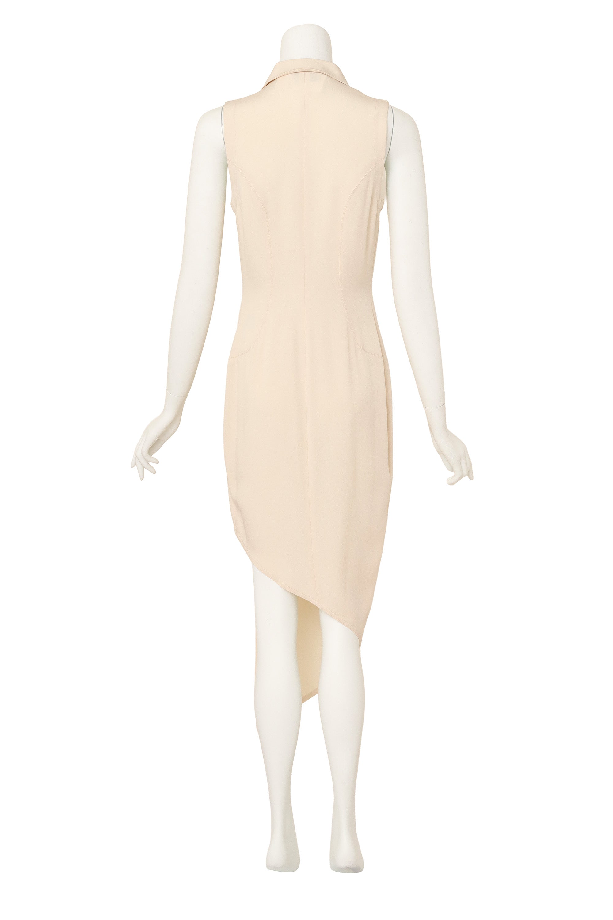 Vest dress by Ozbek on mannequin back @ Recess LA