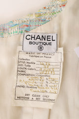 tweed corset top by Chanel label @ Recess LA