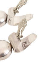 Vintage Sterling Sculptural Ball Drop Earrings 925 Mexico stamp @ Recess LA