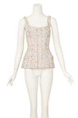 tweed corset top by Chanel on mannequin @ Recess LA