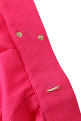 pink skirt suit by Thierry Mugler discoloration 2 @ Recess LA