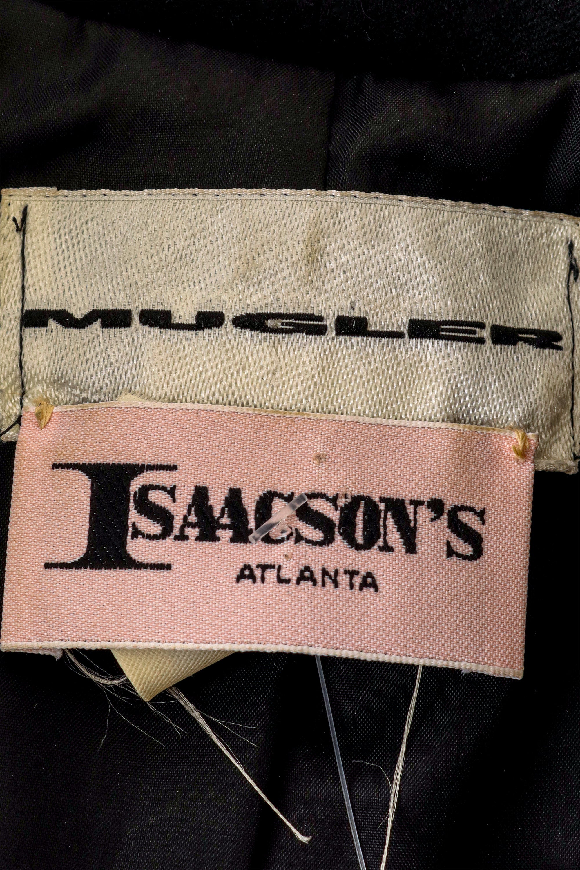 houndstooth jacket by Mugler label @ Recess LA