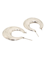 Vintage Doorknocker Hoop Earrings backs open @ Recess LA