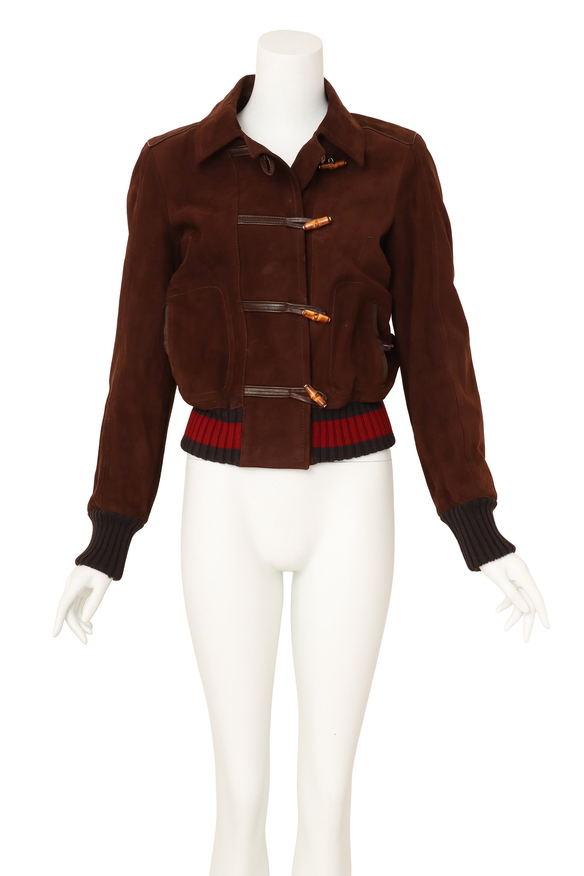 Suede Bomber by Gucci on mannequin @ Recess LA