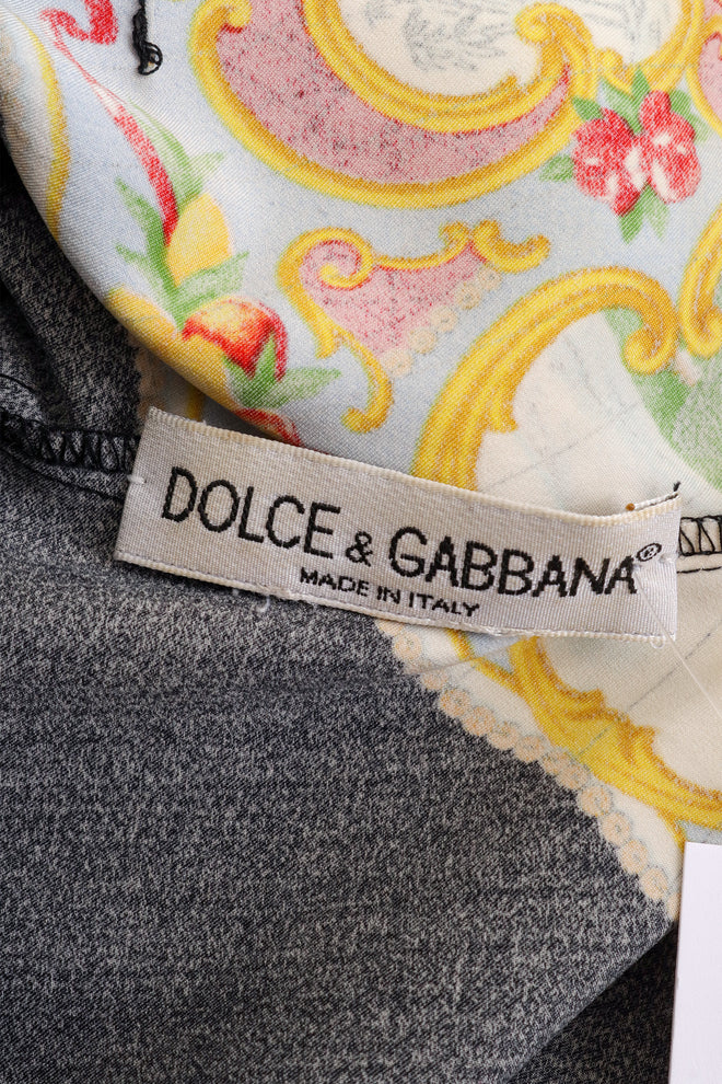 Vintage Lantern Bustier Top by Dolce & Gabbana label @ Recess LA