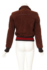 Suede Bomber by Gucci on mannequin back @ Recess LA
