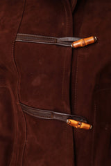 Suede Bomber by Gucci close @ Recess LA