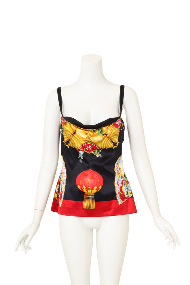 Vintage Lantern Bustier Top by Dolce & Gabbana on mannequin @ Recess LA
