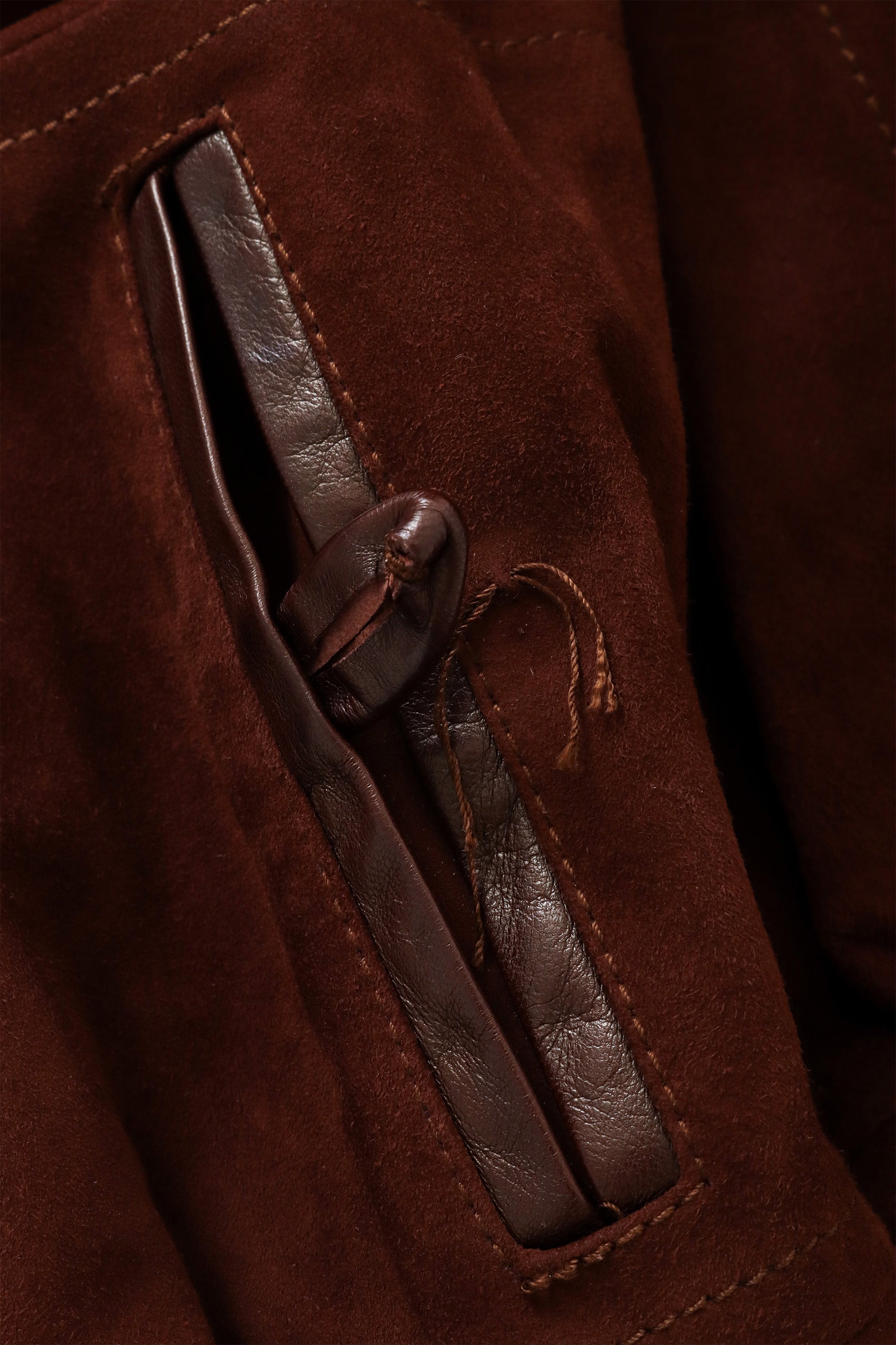 Suede Bomber by Gucci missing button @ Recess LA