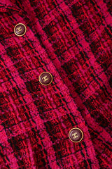 belted jacket by Chanel buttons @ Recess LA