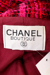 belted jacket by Chanel label @ Recess LA