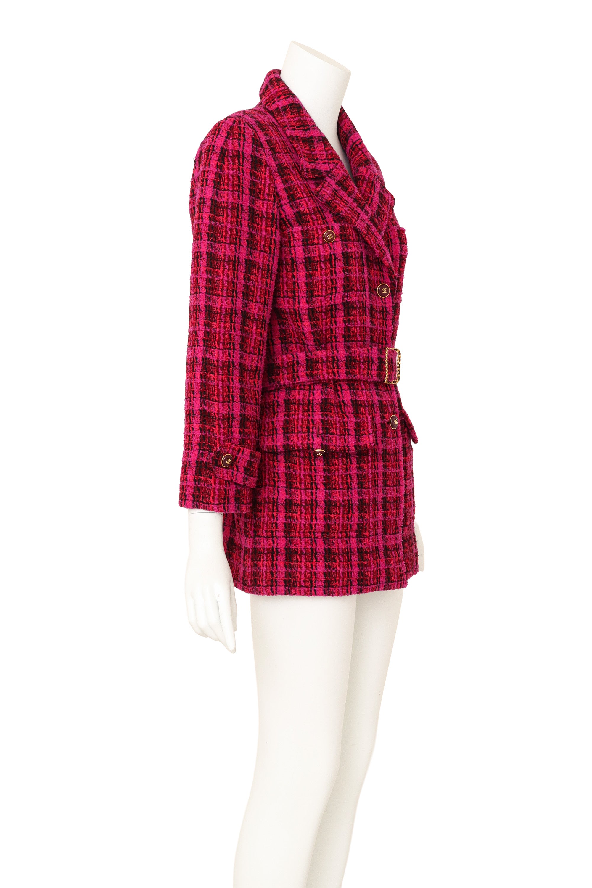 belted jacket by Chanel on mannequin side @ Recess LA