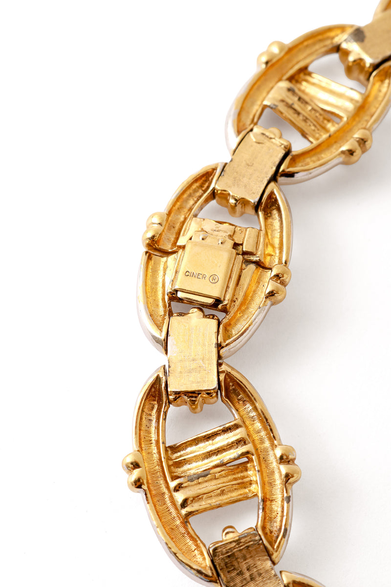 metal wrap link necklace by Ciner signature @ Recess LA