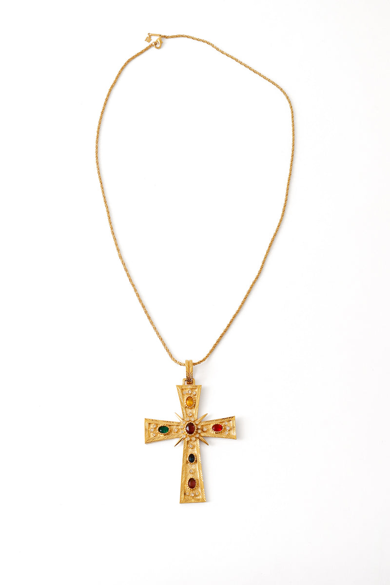 Byzantine Cross Necklace by Nina Ricci @ Recess LA