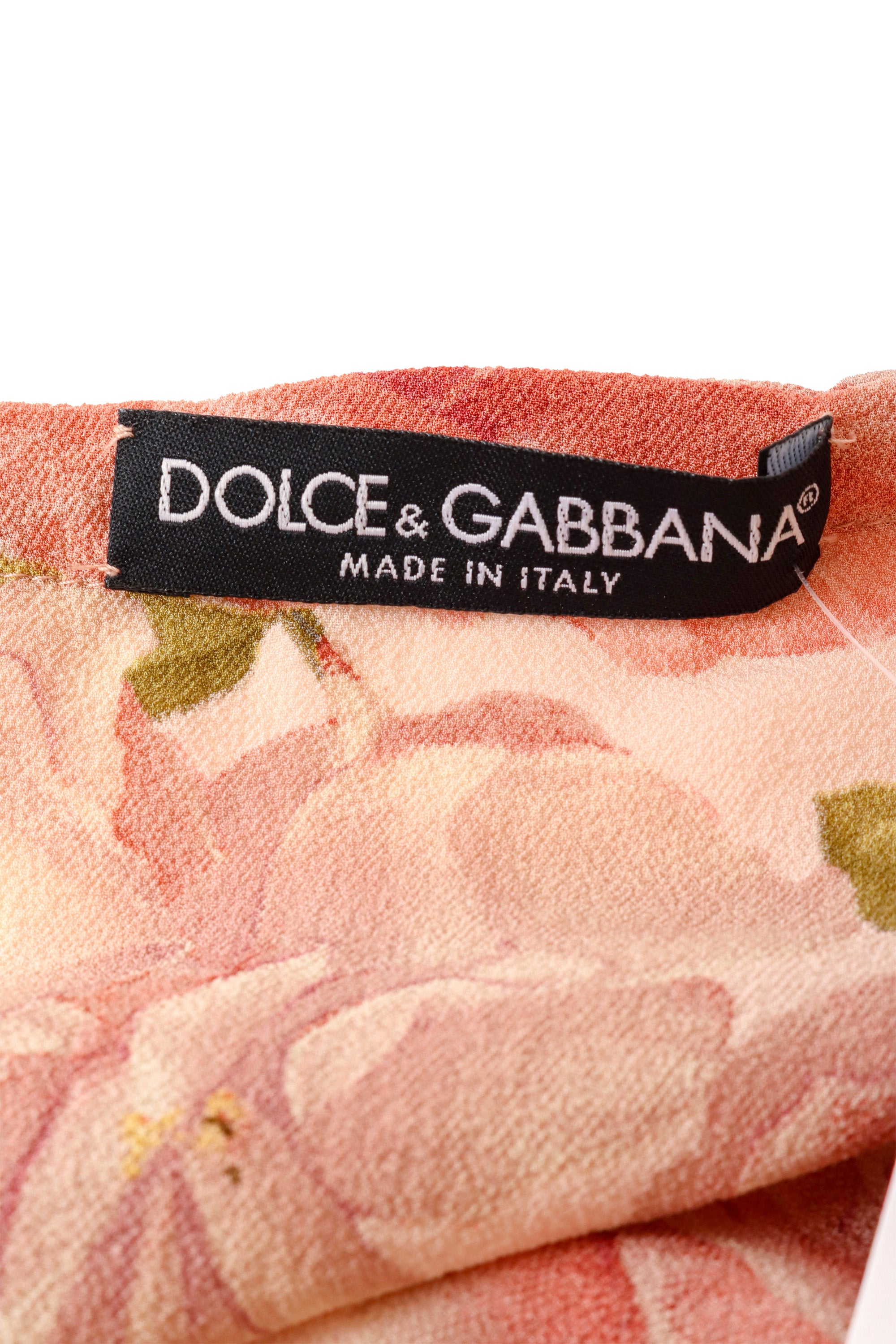 smocked floral top by Dolce & Gabbana label @ Recess LA