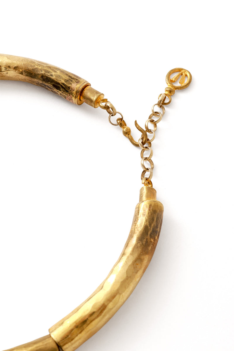 Collar necklace by Hervé Van der Straeten clasp @ Recess LA