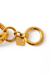 curb link collar necklace by Anne Klein cartouche @ Recess LA