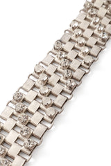 Rhinestone cuff bracelet by Dominique Aurientis close up @ Recess LA