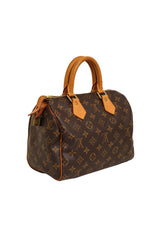 Monogram Canvas Speedy 30 Bag side by Louis Vuitton side view @ Recess LA