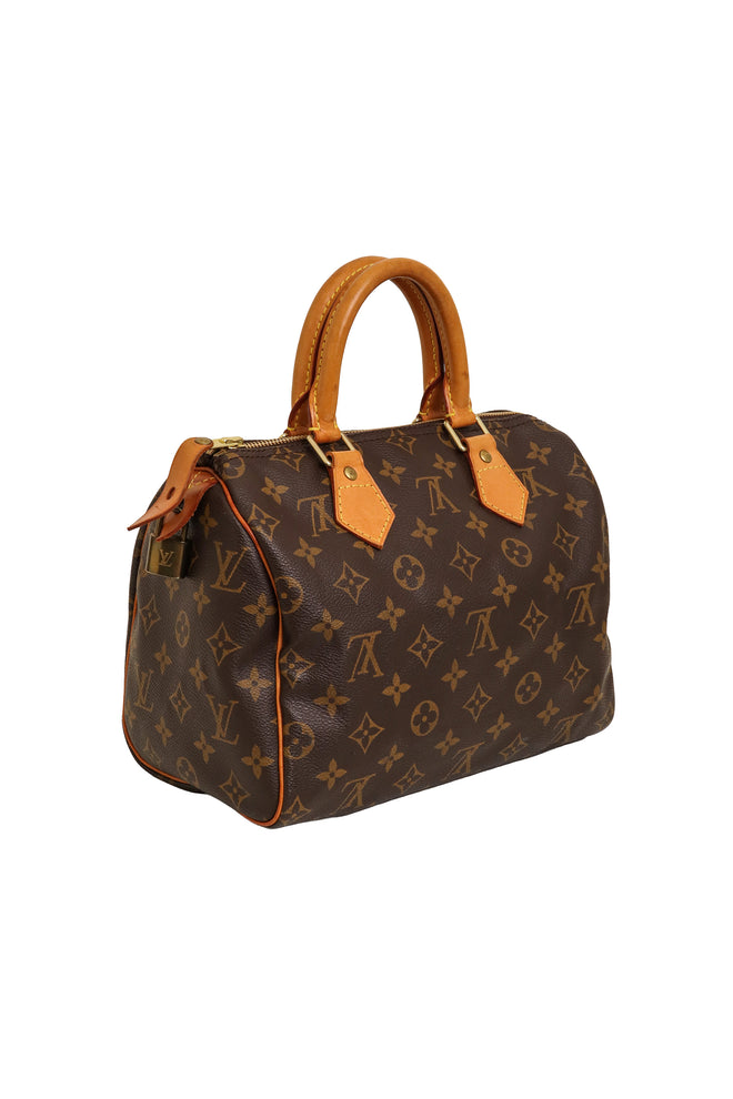 Monogram Canvas Speedy 30 Bag side by Louis Vuitton side view @ Recess LA