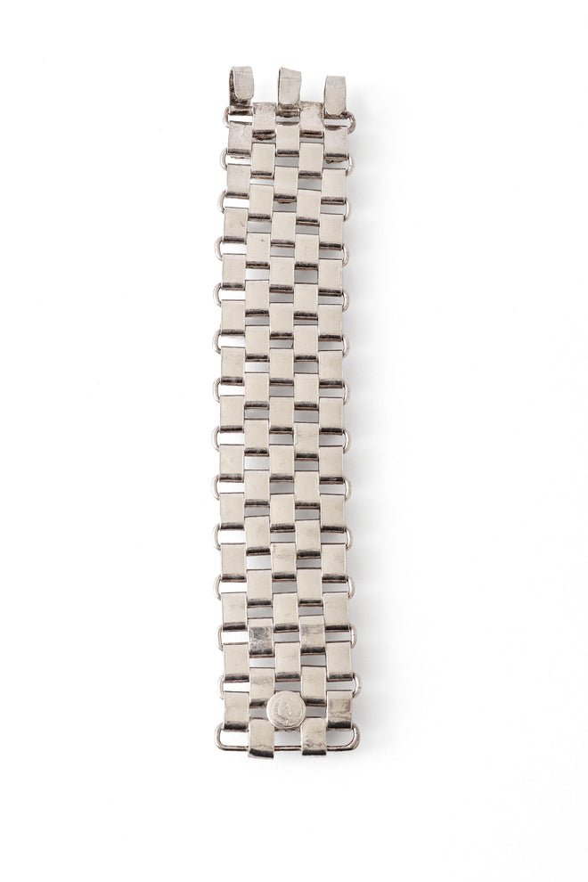 Rhinestone cuff bracelet by Dominique Aurientis back @ Recess LA