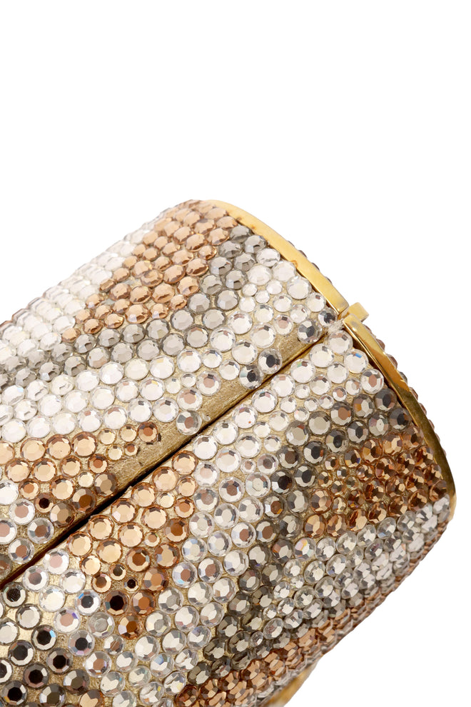 rhinestone bag by Finesse La Model missing stones @ Recess LA