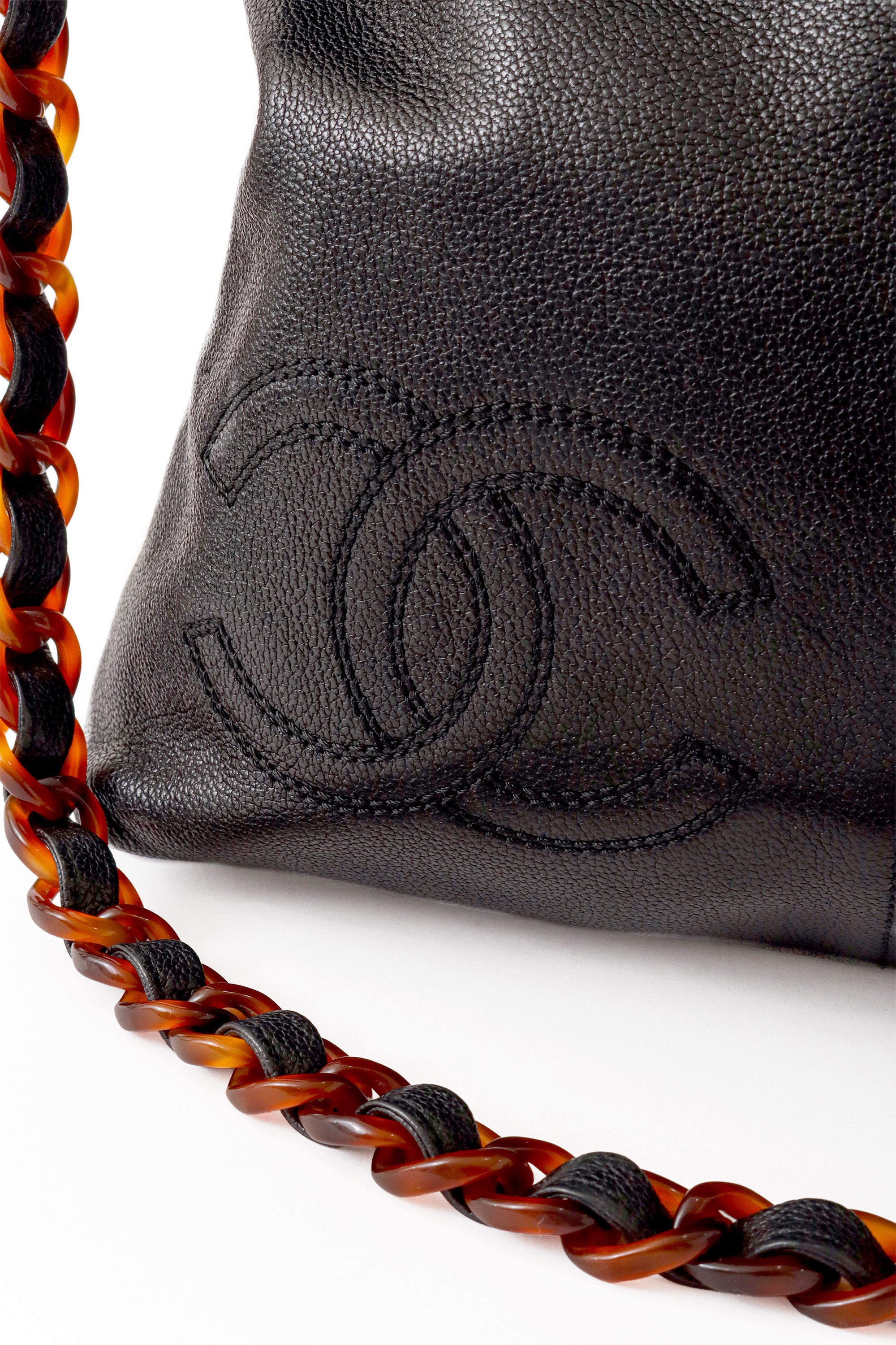 foldover bag by Chanel logo @ Recess LA