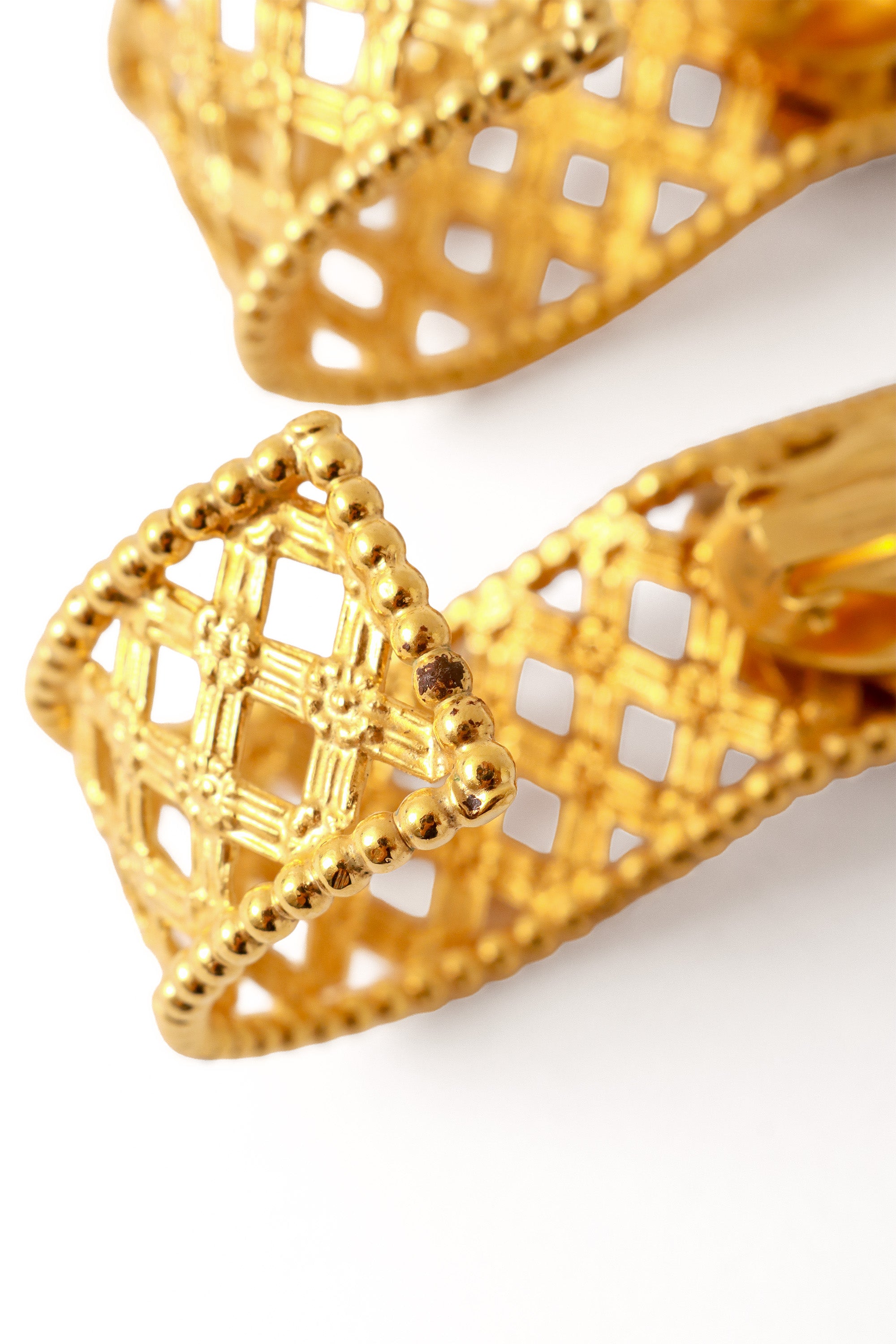 Lattice earrings by Dominque Aurientis  scuff @ Recess LA