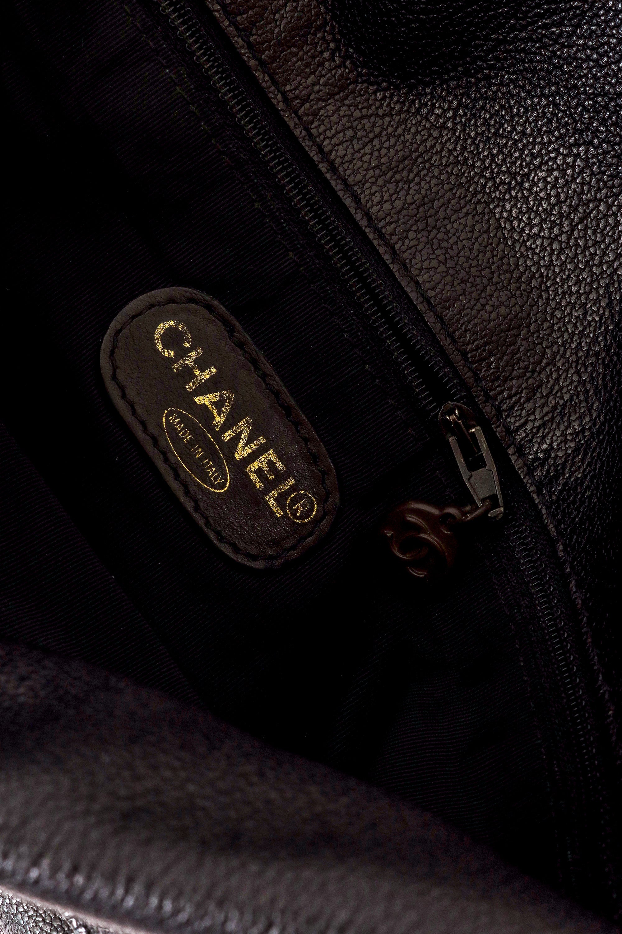 foldover bag by Chanel logo @ Recess LA