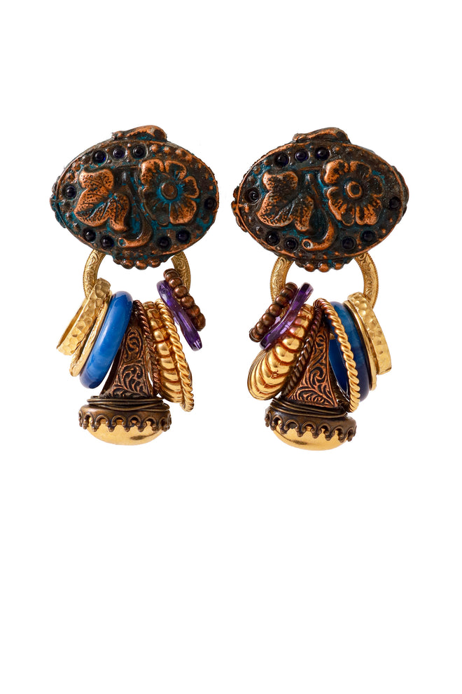 cluster earrings by St. Tropez @ Recess LA