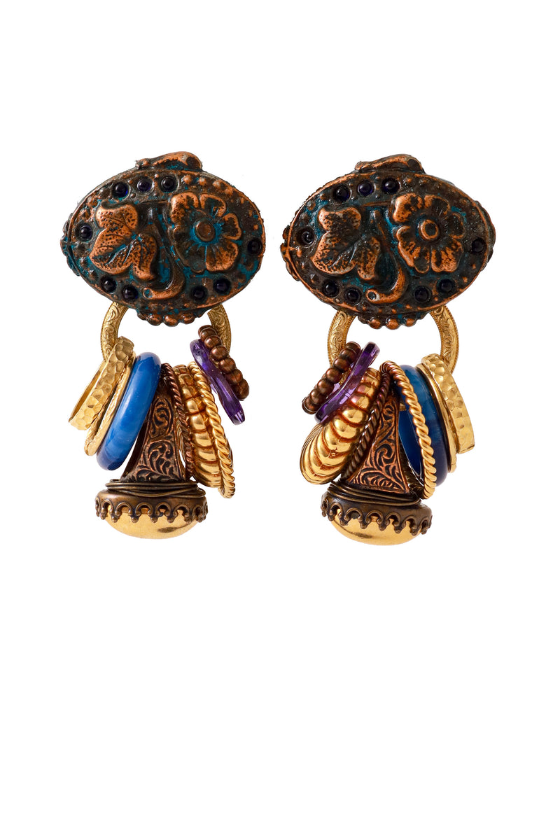 cluster earrings by St. Tropez @ Recess LA