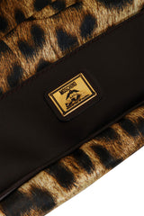 Leopard Print Bucket Bag by Moschino signature @ Recess LA