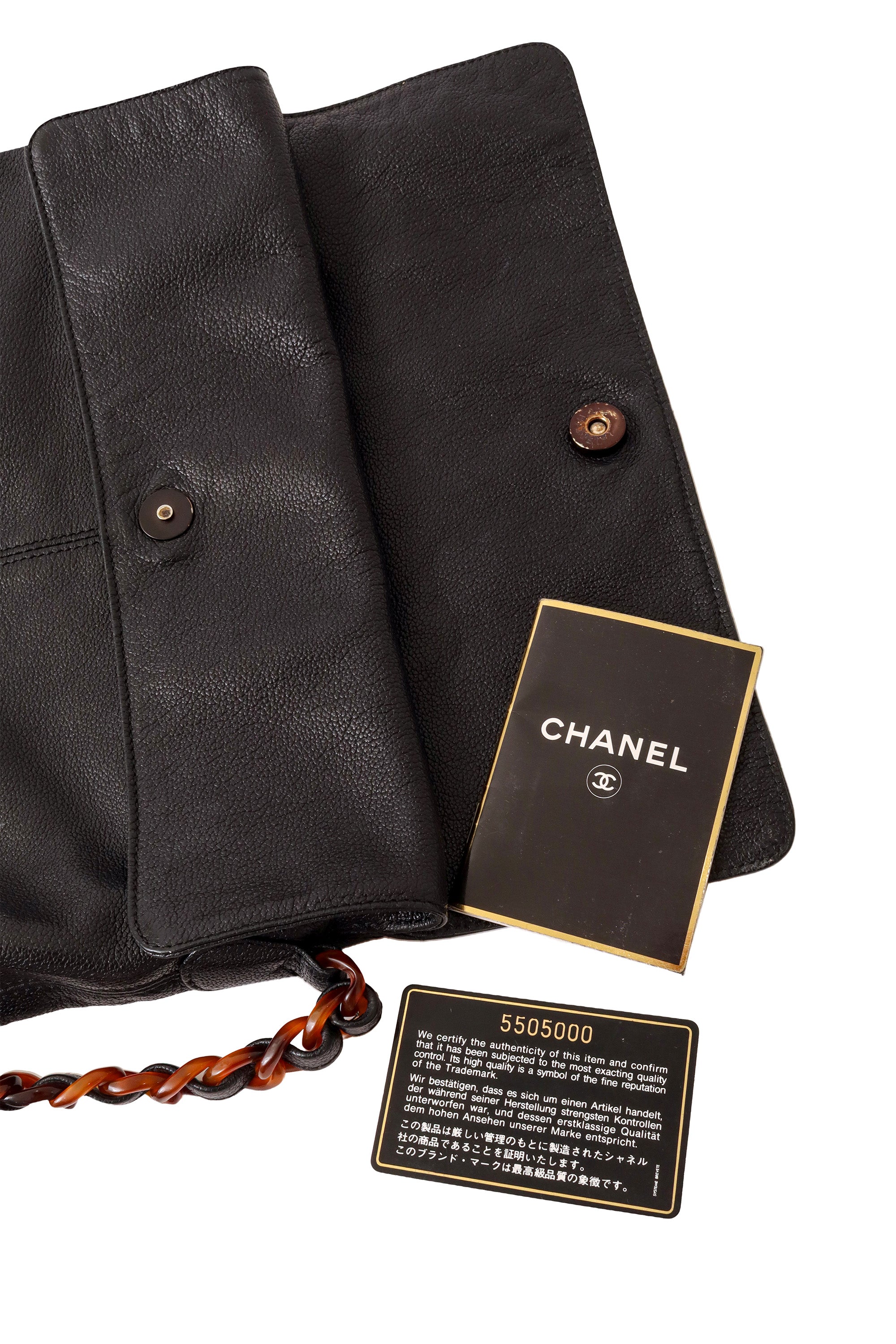 foldover bag by Chanel cards @ Recess LA