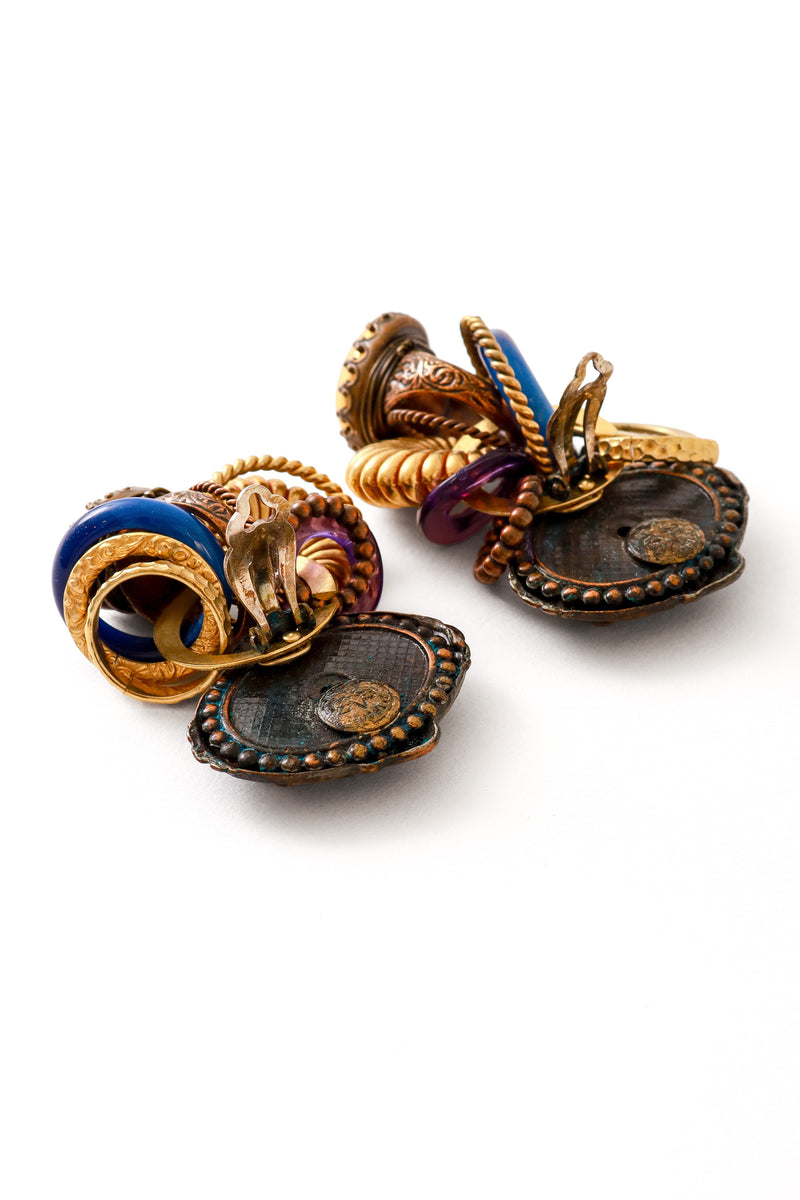 cluster earrings by St. Tropez backs open @ Recess LA