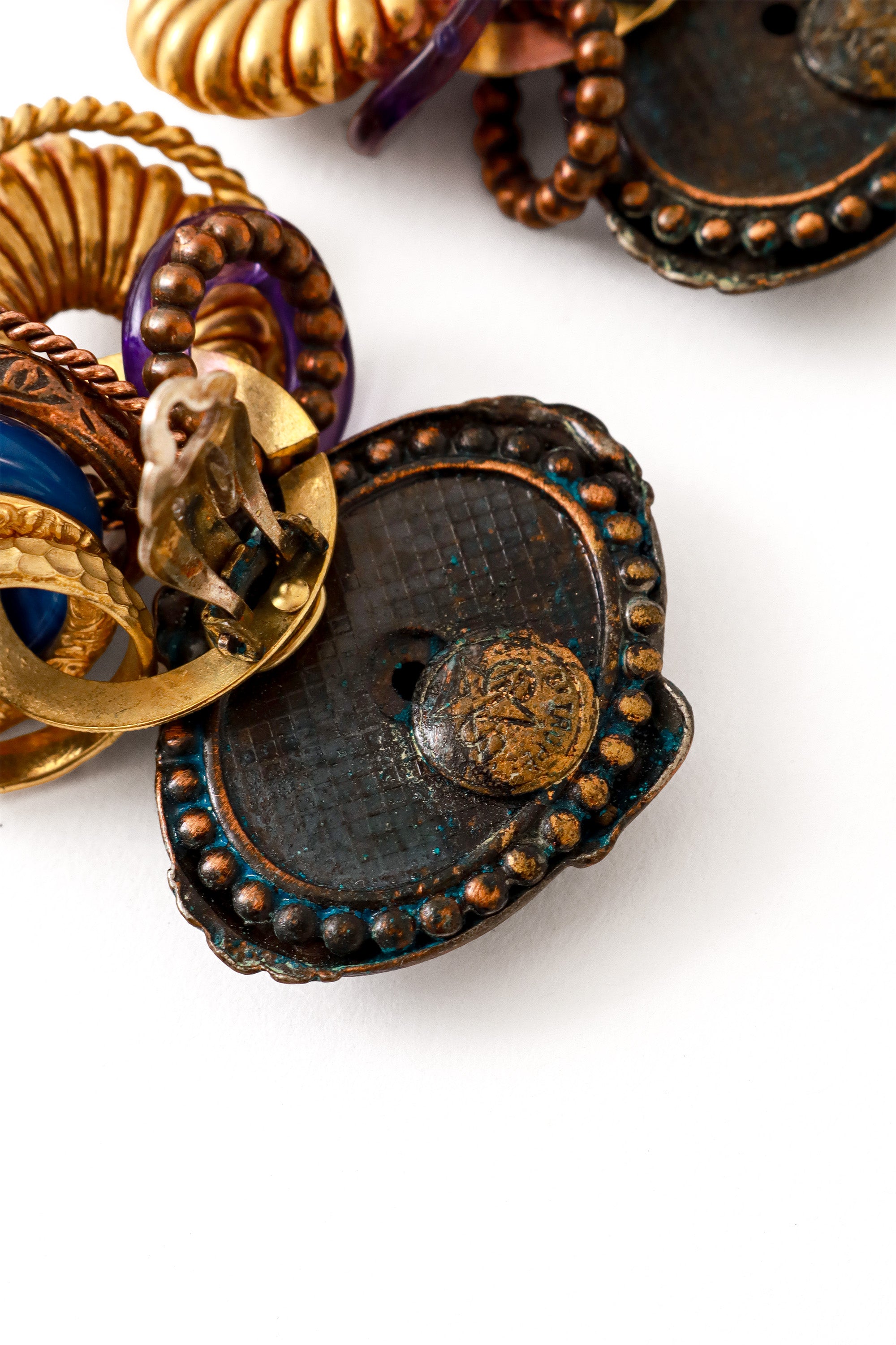 cluster earrings by St. Tropez cartouche @ Recess LA