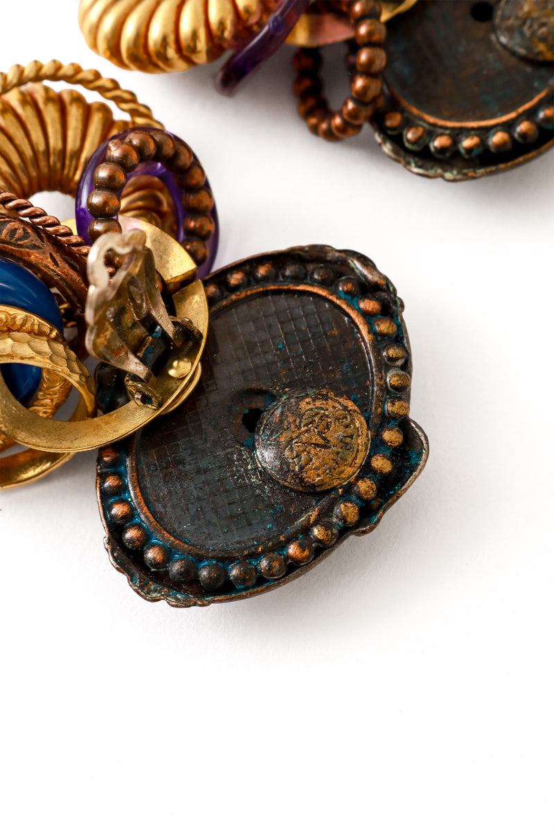 cluster earrings by St. Tropez cartouche @ Recess LA