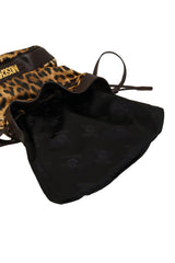 Leopard Print Bucket Bag by Moschino lining @ Recess LA