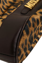 Leopard Print Bucket Bag by Moschino scuffing on bottom @ Recess LA