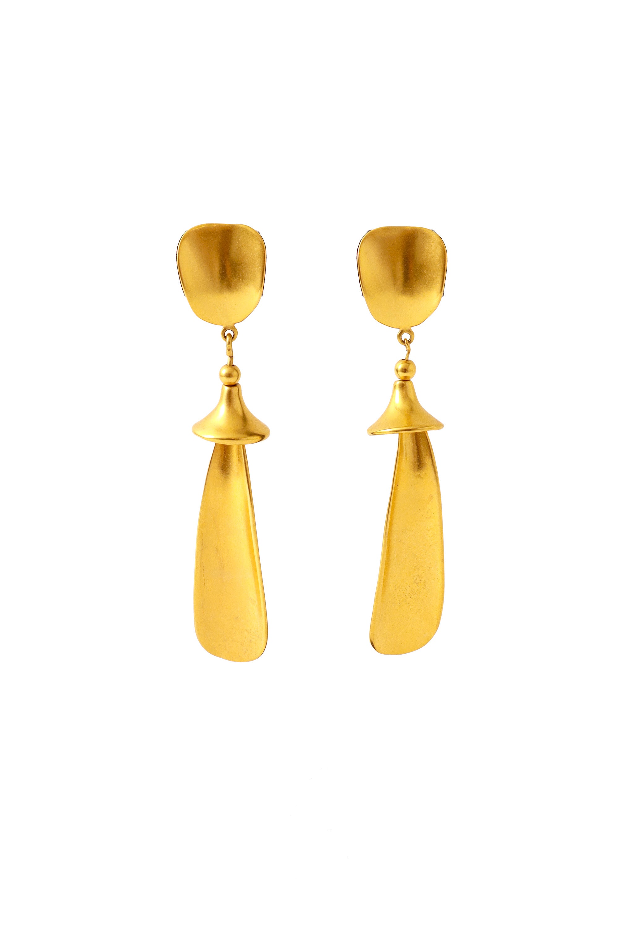 Sculpted earrings by Robert Lee Morris @ Recess LA