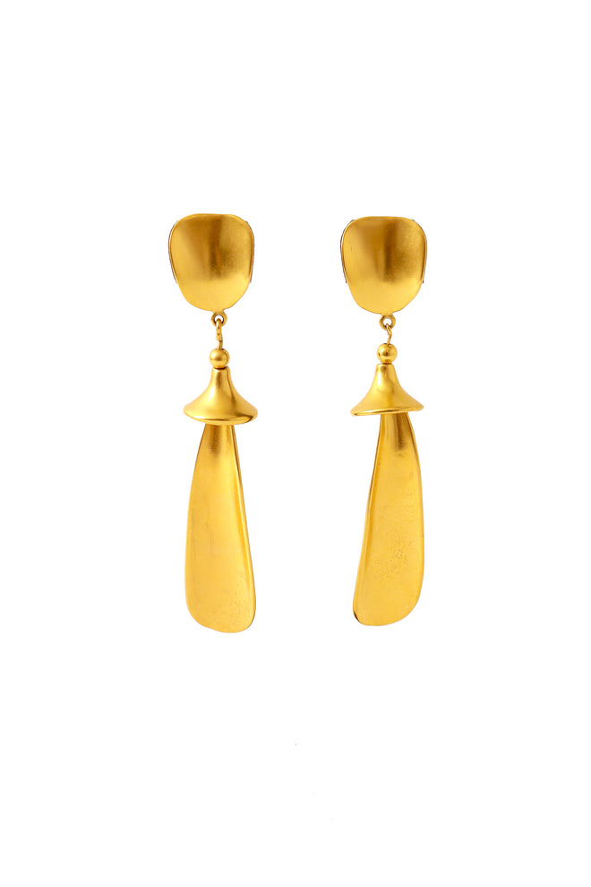 Sculpted earrings by Robert Lee Morris @ Recess LA