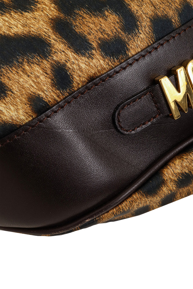 Leopard Print Bucket Bag by Moschino  marks to leather @ Recess LA