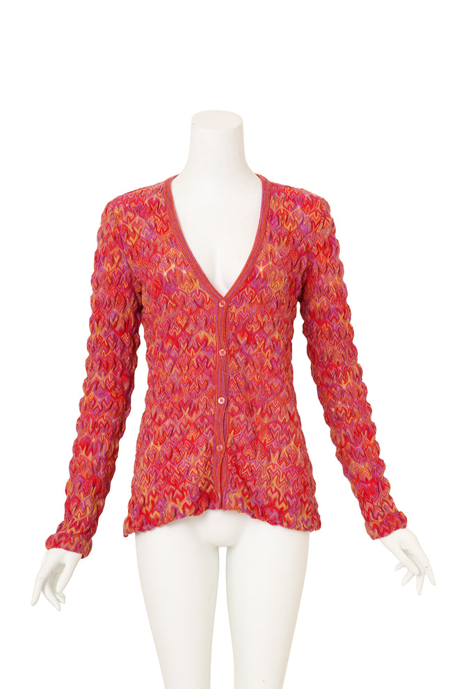 Chevron Knit Cardigan by Missoni on mannequin @ Recess LA