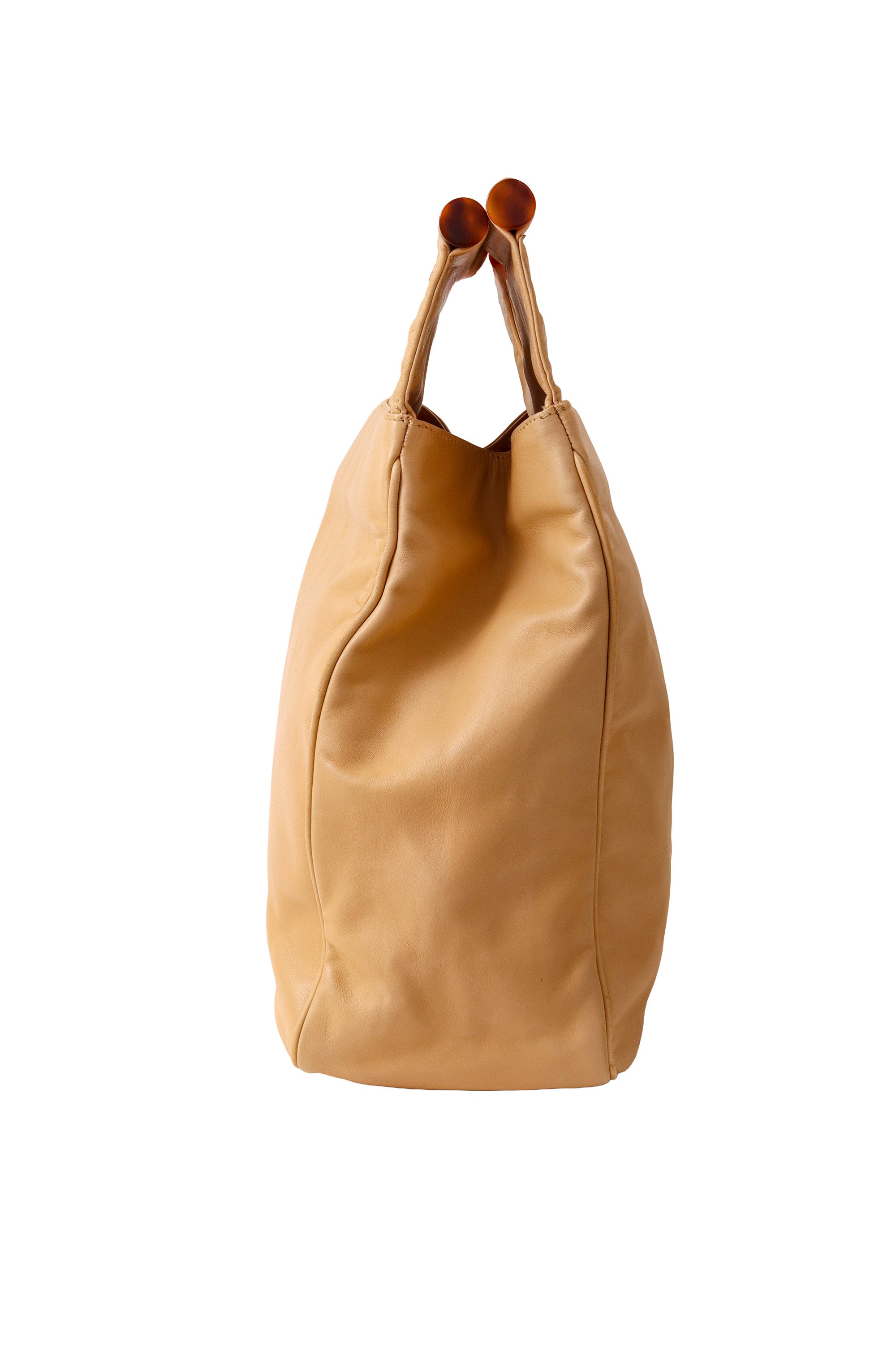 Tortoise shell handle bag by Chanel side @ Recess LA