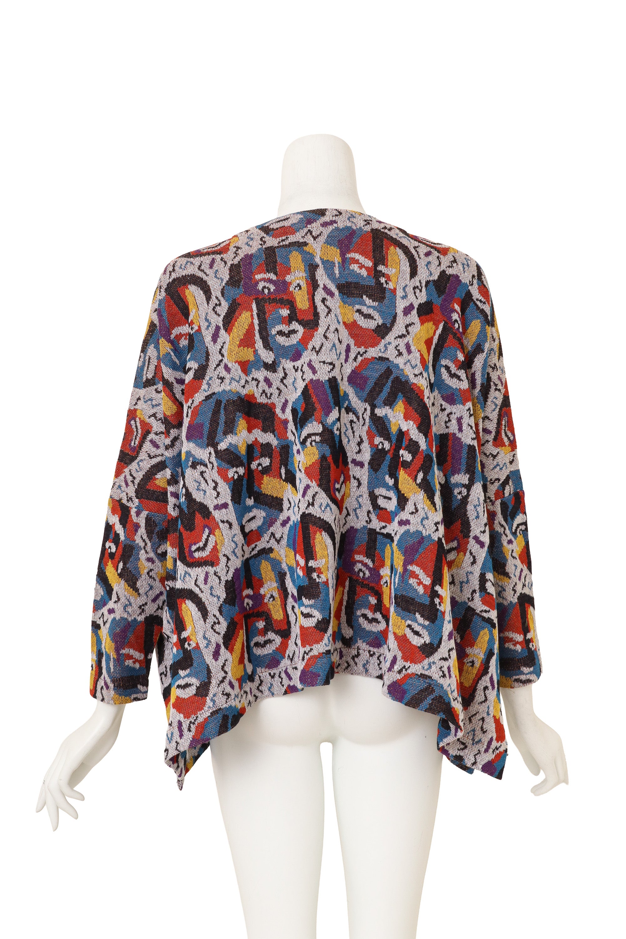 Mask Print Cardigan by Missoni back of mannequin @ Recess LA