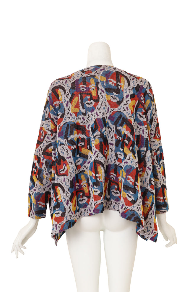 Mask Print Cardigan by Missoni back of mannequin @ Recess LA