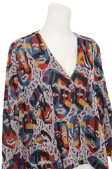 Mask Print Cardigan by Missoni closer up @ Recess LA