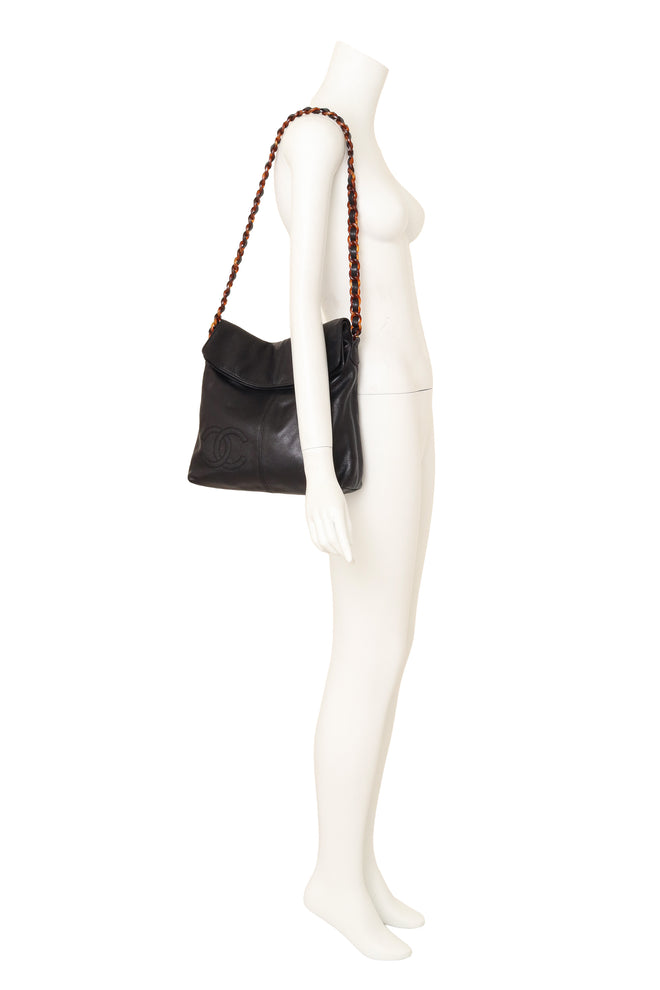 foldover bag by Chanel on mannequin @ Recess LA