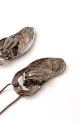 chain drop earrings by Jean Paul Gaultier signature @ Recess LA