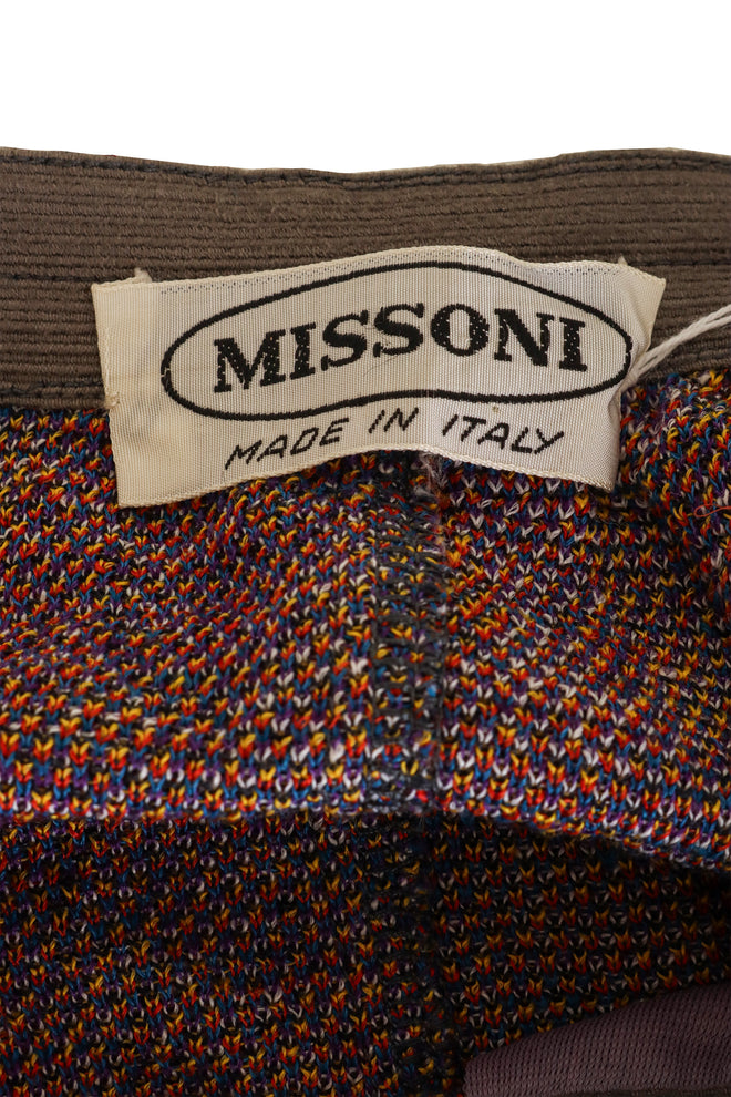 Mask print skirt by Missoni label @ Recess LA